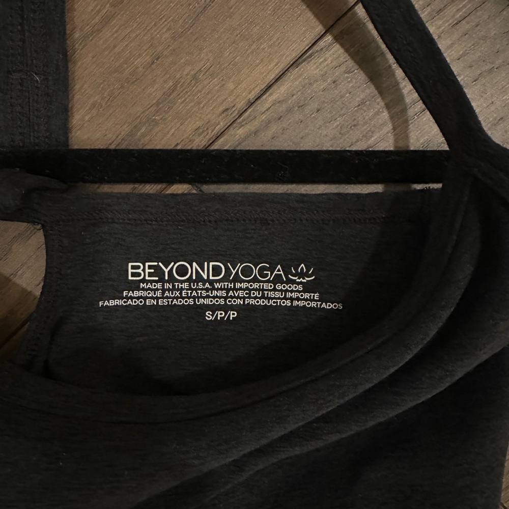 Beyond Yoga Charcoal Tank Top